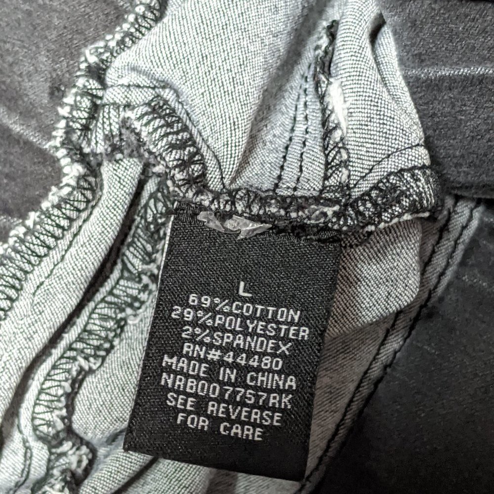 FIRE LOS ANGELES Cotton Blend Skinny Jeans Black Size Large - Picture 5 of 10